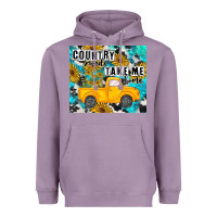 Lavender country roads take me home Heavyweight Hoodie - MaliasSmallBusiness