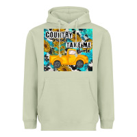 Matcha country roads take me home Heavyweight Hoodie - MaliasSmallBusiness