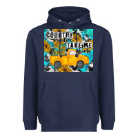 Navy country roads take me home Heavyweight Hoodie - MaliasSmallBusiness