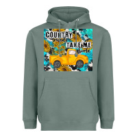 Sage country roads take me home Heavyweight Hoodie - MaliasSmallBusiness