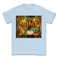Dusty Blue mama pumpkin tumbler Classic Tee - BundleAndBundleShop