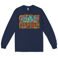 Navy hot girl summer Long Sleeve Tee - Artiststas