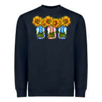 American Sunflower Mason Jar Heavyweight Sweatshirt | Teevron