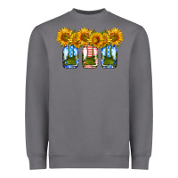 Storm american sunflower mason jar Heavyweight Sweatshirt - HRA Design Shop