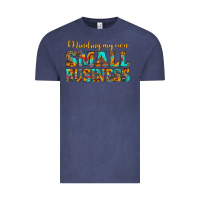 Vintage Denim minding my own small business Vintage Tee - HRA Design Shop