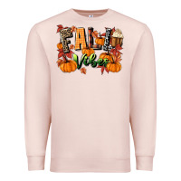 Pale Pink fall vibes Premium Sweatshirt - MaliasSmallBusiness