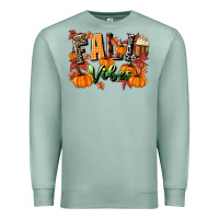 Seafoam fall vibes Premium Sweatshirt - MaliasSmallBusiness