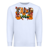 White fall vibes Premium Sweatshirt - MaliasSmallBusiness