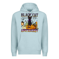 Blue Mist black cat apothecary Premium Hoodie - BarkalooDesign