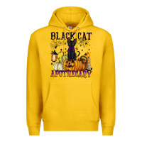 Lemon black cat apothecary Premium Hoodie - BarkalooDesign