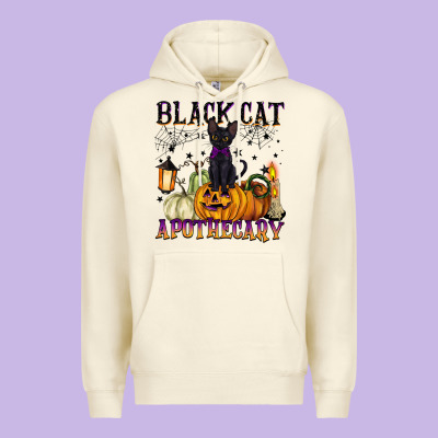 Black Cat Apothecary Premium Hoodie Designed By Barkaloodesign