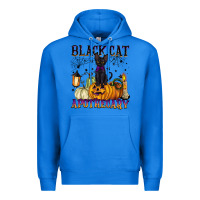 True Royal black cat apothecary Premium Hoodie - BarkalooDesign