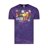 Cloud Purple school nurse Vintage Tee - AdoDesignShop