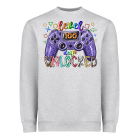 Heather Grey level days unclocked Heavyweight Sweatshirt - RacoonDesign