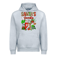 Heather Grey santa's favorite pt Urban Hoodie - texasbilliewilder