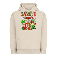 Pigment French Oak santa's favorite pt Urban Hoodie - texasbilliewilder