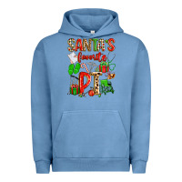Pigment Pebble Blue santa's favorite pt Urban Hoodie - texasbilliewilder