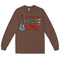 Chestnut freedom rocks with guitar Long Sleeve Tee - Artiststas