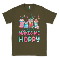Army Green easter coffee makes me so hoppy Classic Tee - Jasminsmagicworld