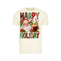 Vintage Arctic happy holiday santa claus christmas Vintage Tee - FaDigitalArtStudio