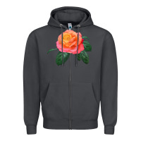 Smoke chicago peace rose Zipper Hoodie - LillyAllenDesigns