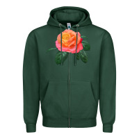 Sports Green chicago peace rose Zipper Hoodie - LillyAllenDesigns