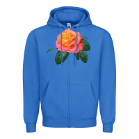 True Royal chicago peace rose Zipper Hoodie - LillyAllenDesigns