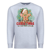 Heather Grey Christmas dough Premium Sweatshirt - MaliasSmallBusiness