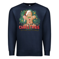 Navy Christmas dough Premium Sweatshirt - MaliasSmallBusiness