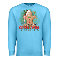 Ocean Blue Christmas dough Premium Sweatshirt - MaliasSmallBusiness