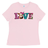Love With Guernsey Cow Ladies Tee | Teevron