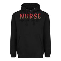 Black christmas nurse Heavyweight Hoodie - MaliasSmallBusiness