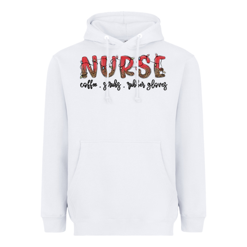 Christmas Nurse Heavyweight Hoodie by MaliasSmallBusiness | Teevron