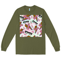 Army Green teacher thunderbolt and glasses Long Sleeve Tee - BundleAndBundleShop