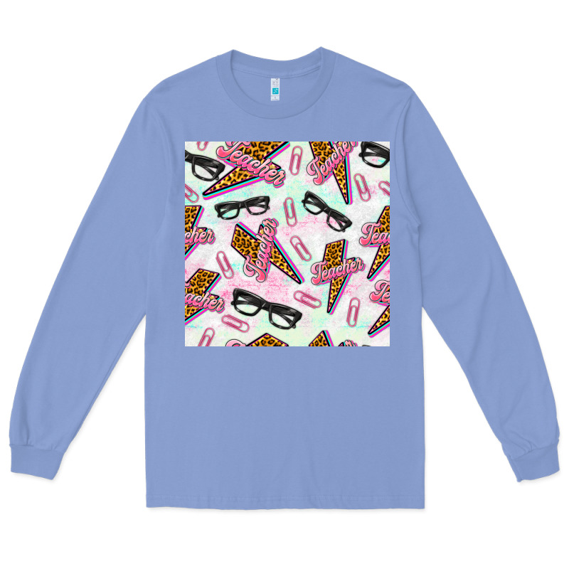 Teacher Thunderbolt And Glasses Long Sleeve Tee by BundleAndBundleShop | Teevron