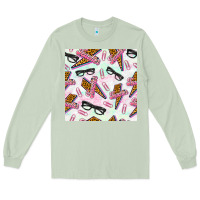 Matcha teacher thunderbolt and glasses Long Sleeve Tee - BundleAndBundleShop