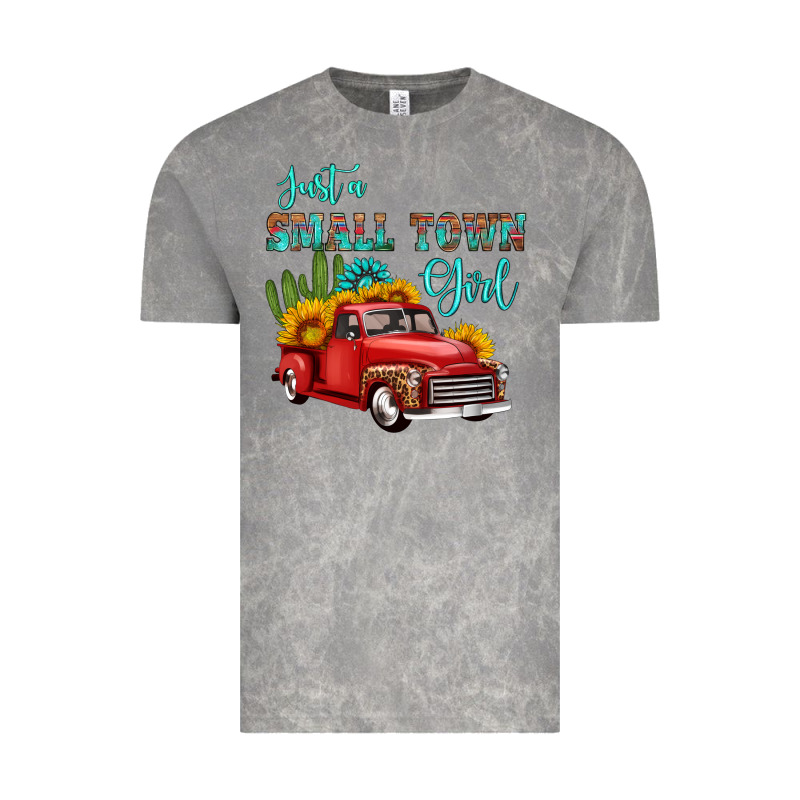 Just A Small Town Girl With Car Vintage Tee by HRA Design Shop | Teevron