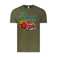 Vintage Olive just a small town girl with car Vintage Tee - HRA Design Shop