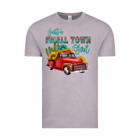 Vintage Zinc just a small town girl with car Vintage Tee - HRA Design Shop