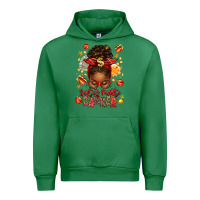 Emerald santa favorite banker afro messy bun Urban Hoodie - texasbilliewilder
