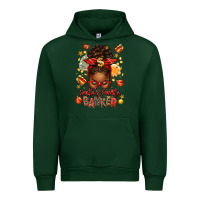 Forest Green santa favorite banker afro messy bun Urban Hoodie - texasbilliewilder