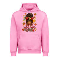 Fuchsia Pink santa favorite banker afro messy bun Urban Hoodie - texasbilliewilder
