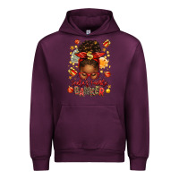 Mauve Wine santa favorite banker afro messy bun Urban Hoodie - texasbilliewilder