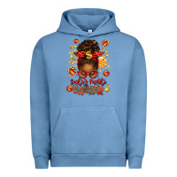 Pigment Pebble Blue santa favorite banker afro messy bun Urban Hoodie - texasbilliewilder