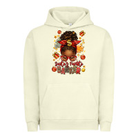 Pigment Pistachio santa favorite banker afro messy bun Urban Hoodie - texasbilliewilder
