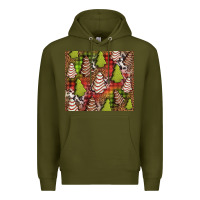 Army Green Christmas cakes western Premium Hoodie - Jasminsmagicworld