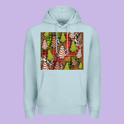 Christmas Cakes Western Premium Hoodie Designed By Jasminsmagicworld