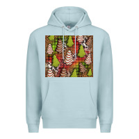 Blue Mist Christmas cakes western Premium Hoodie - Jasminsmagicworld