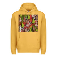 Mustard Christmas cakes western Premium Hoodie - Jasminsmagicworld