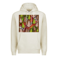 Oatmeal Heather Christmas cakes western Premium Hoodie - Jasminsmagicworld